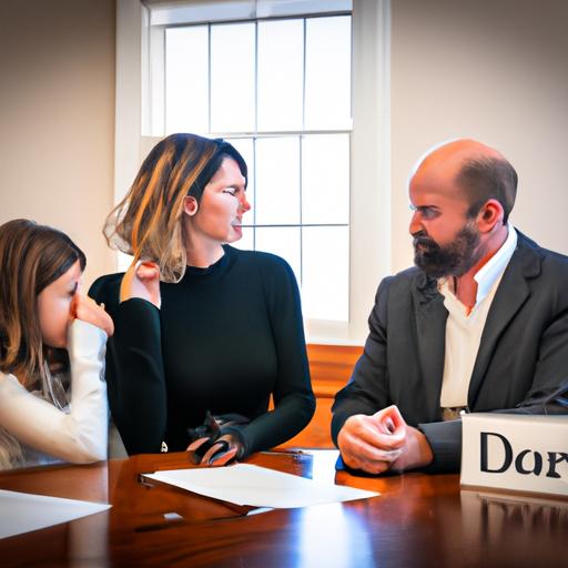 A compassionate attorney offering support during a challenging divorce process.