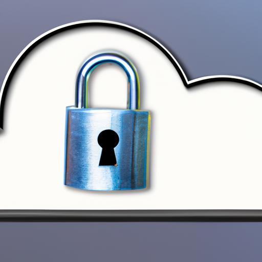 Ensuring data security with encryption locks in cloud storage solutions.